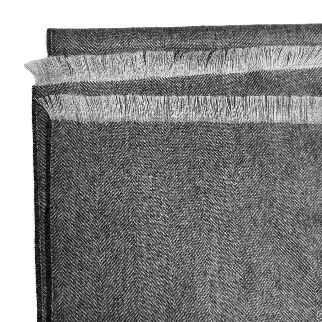 Herringbone Alpaca Scarf