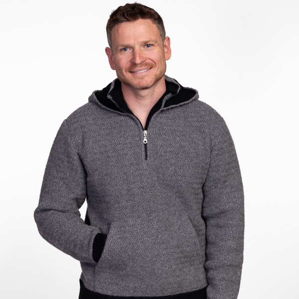 Heavyweight wool hoodie hotsell