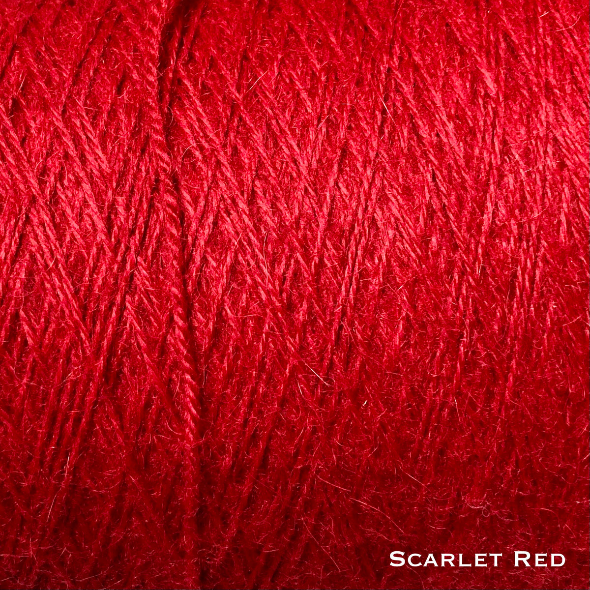 scarlet red sport weight alpaca wool yarn for knitting and crochet