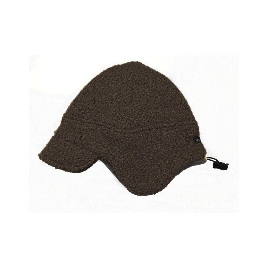brown alpaca wool extreme warmth hat