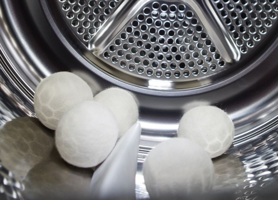 Use alpaca dryer balls as an alternative to dryer sheets - See Video
