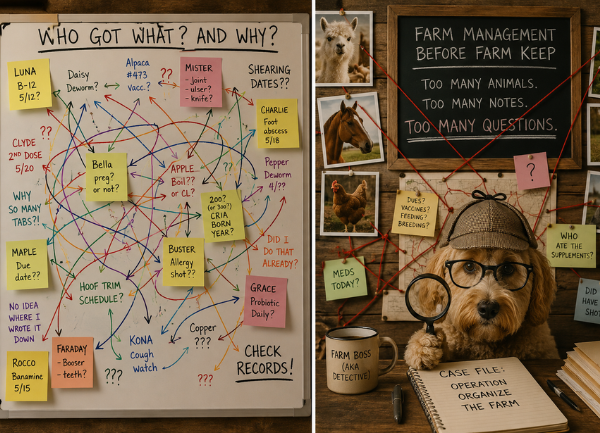 How We Organize Nearly 100 Farm Animals