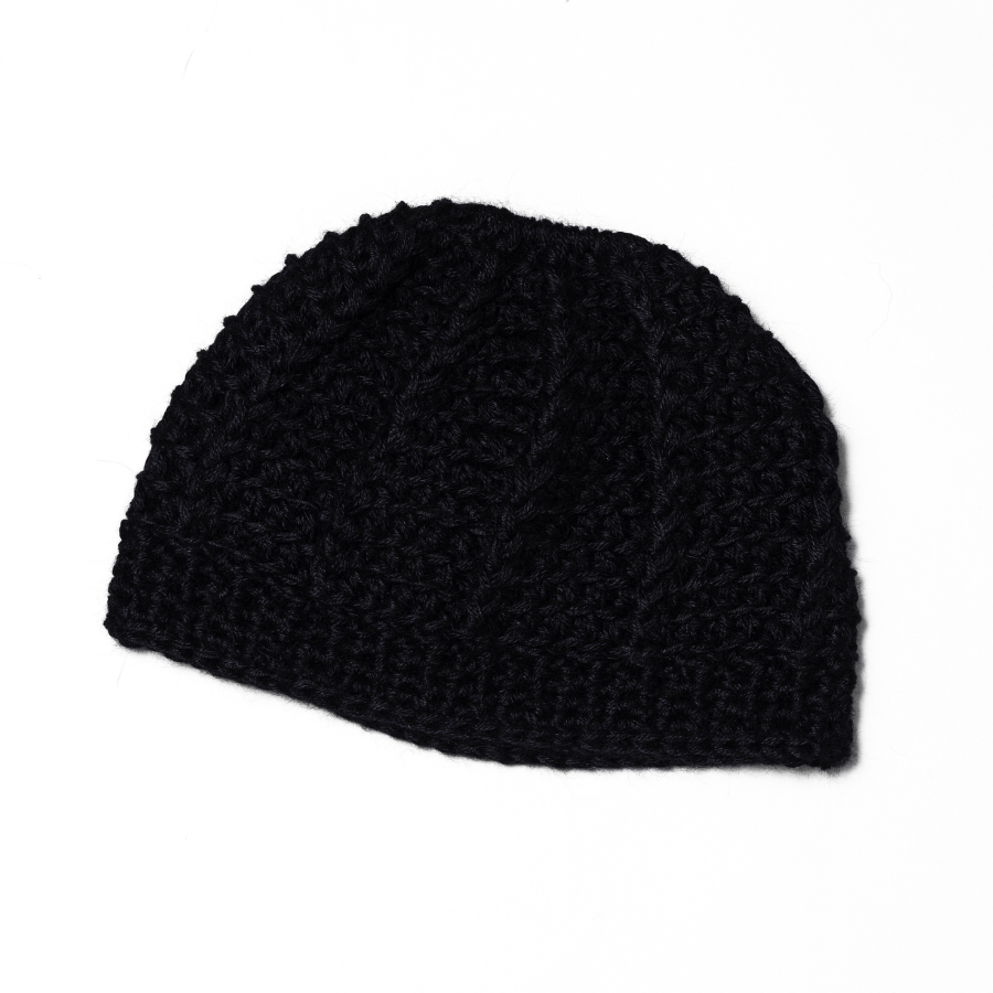 Handmade Alpaca Ponytail Hat