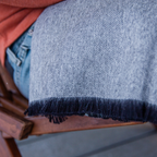 Soft Alpaca Gray Throw Blanket