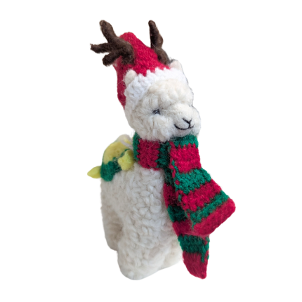 Reindeer Alpaca Ornament