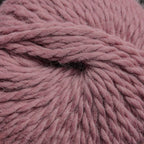 Soft dusty rose pink bulky alpaca wool yarn for knitting and crochet