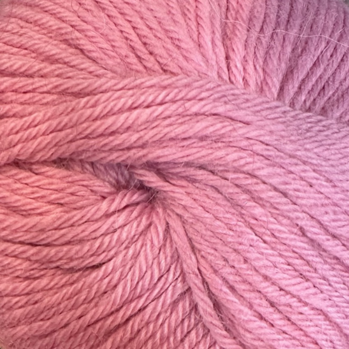 bright pink sport weight alpaca wool yarn for knitting and crochet