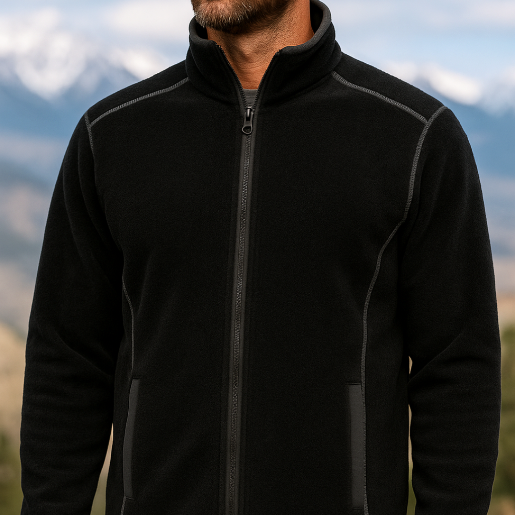 Unisex Alpaca Fleece Zip-Up