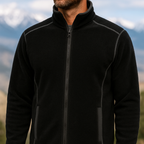 Unisex Alpaca Fleece Zip-Up