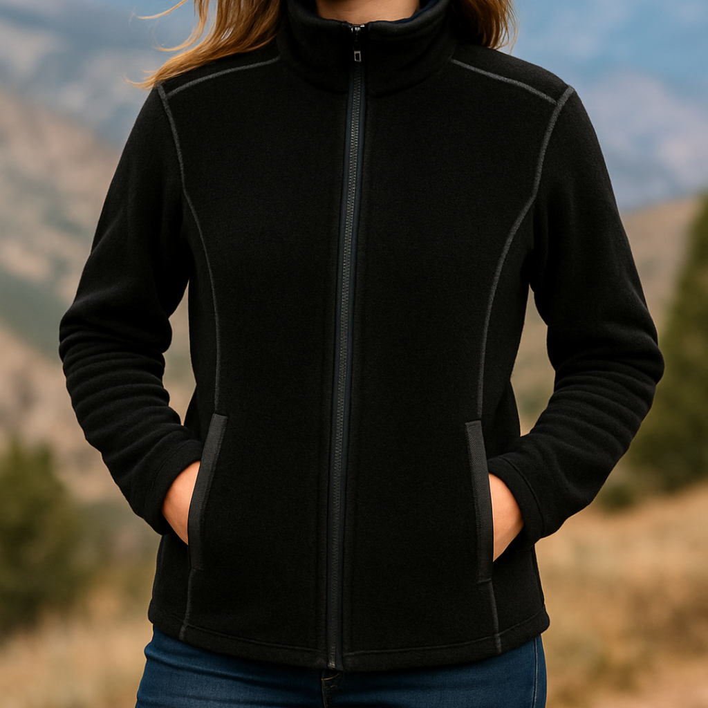 Unisex Alpaca Fleece Zip-Up