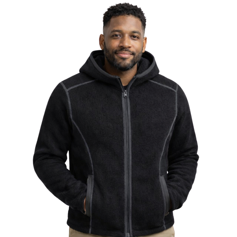 Unisex Alpaca Fleece Zip-Up