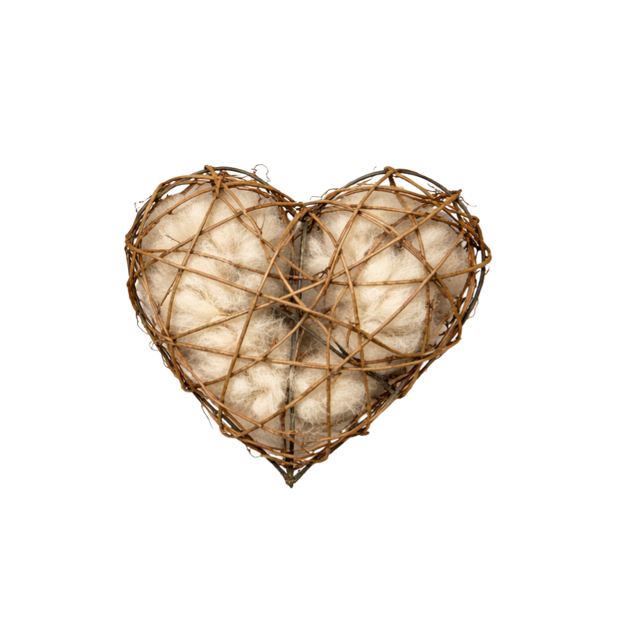 Hand Crafted Bird Nesting Cube