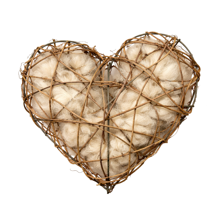 Hand Crafted Bird Nesting Cube