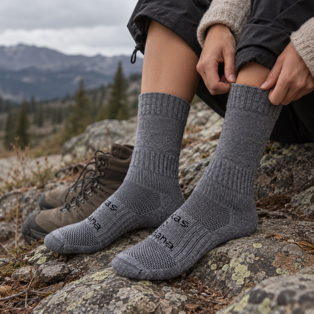Hiking Crew Alpaca Socks