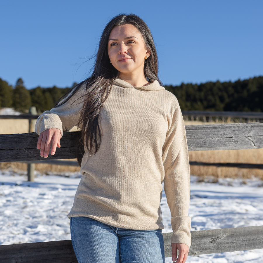 Women&#39;s Classic Alpaca Hoodie