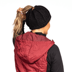 Handmade Alpaca Ponytail Hat