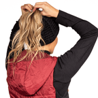 Handmade Alpaca Ponytail Hat