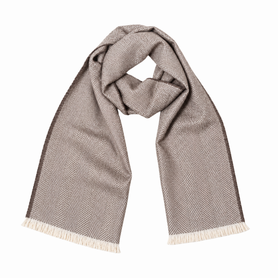 Herringbone Alpaca Scarf