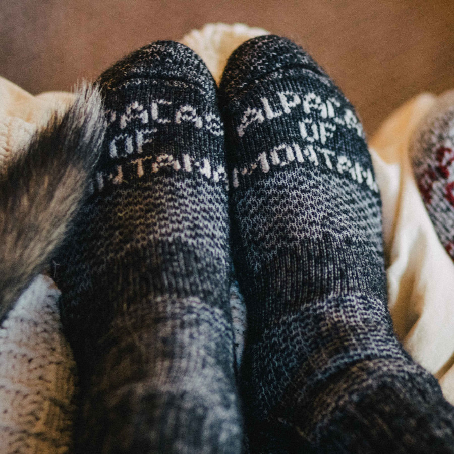 Extra Cushion Alpaca Boot Socks