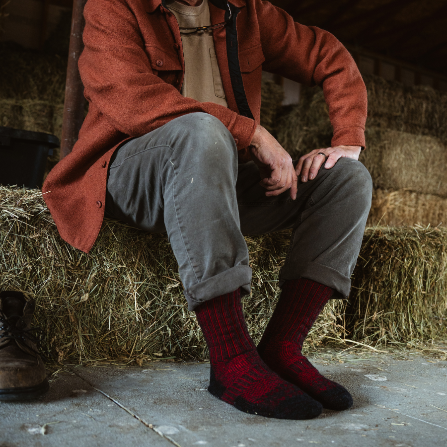 Extra Cushion Alpaca Boot Socks