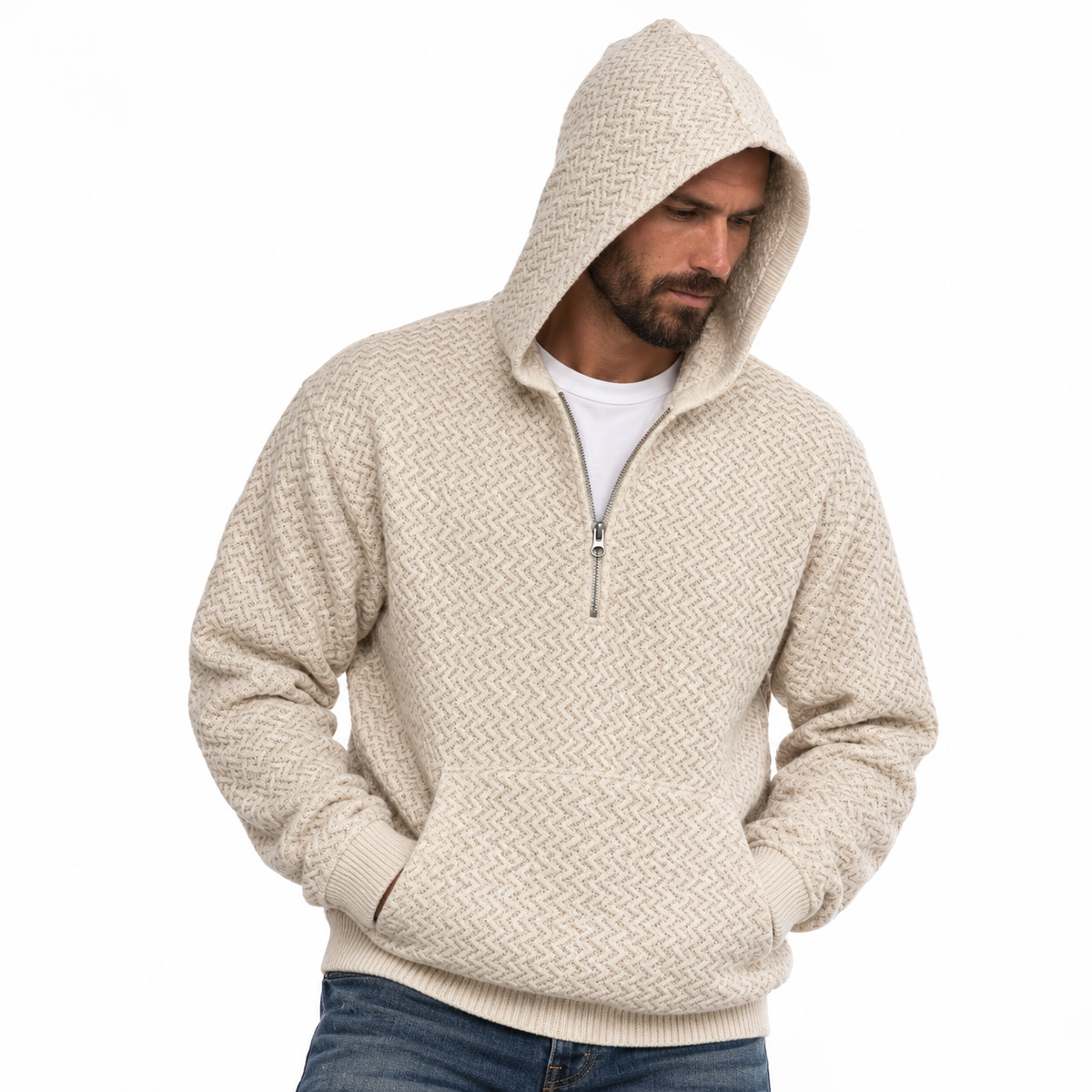 Men's Heavyweight Alpaca Hoodie