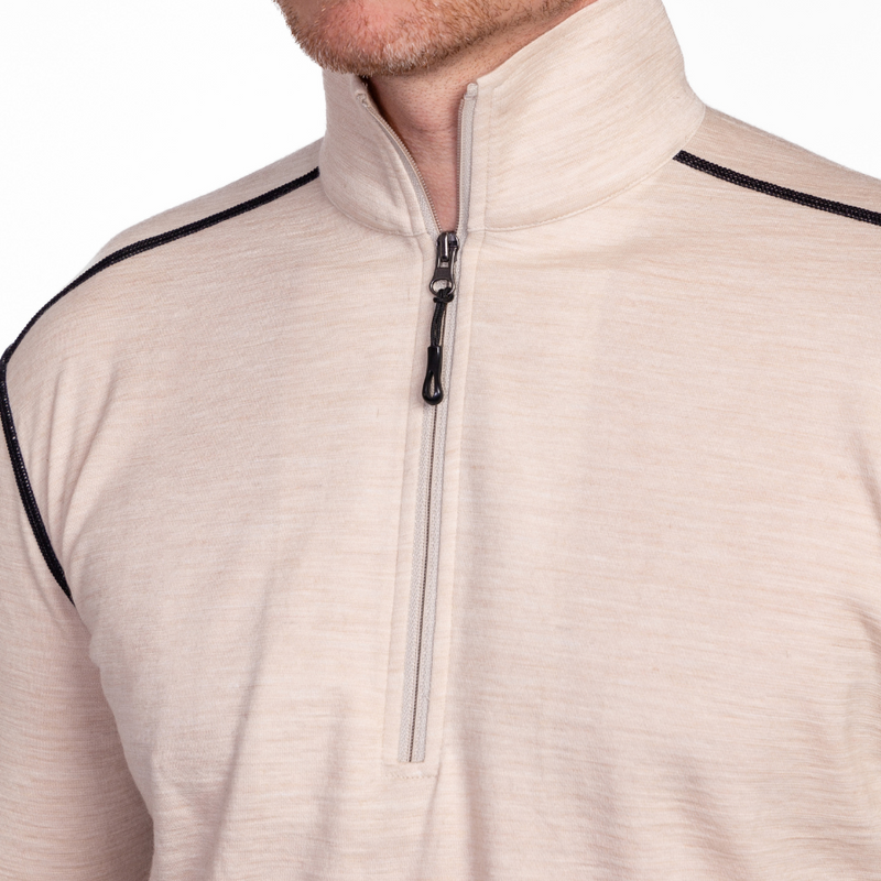 Men's Alpaca Base Layer Quarter Zip Alpacas of Montana