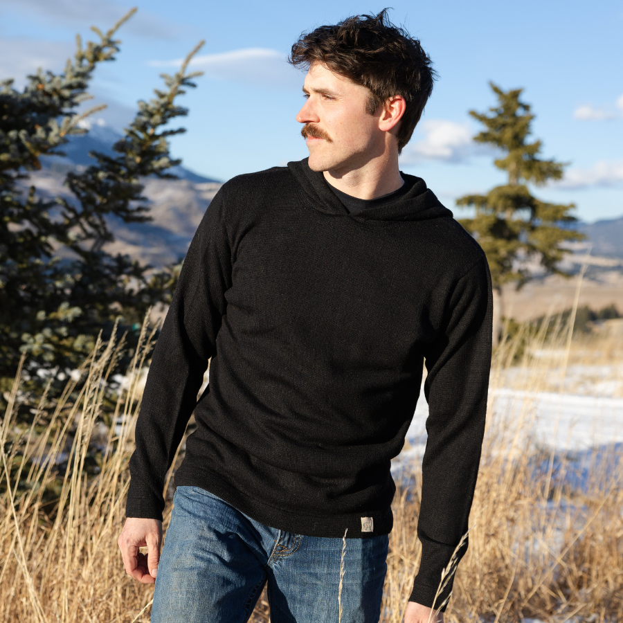 Men&#39;s Classic Alpaca Hoodie