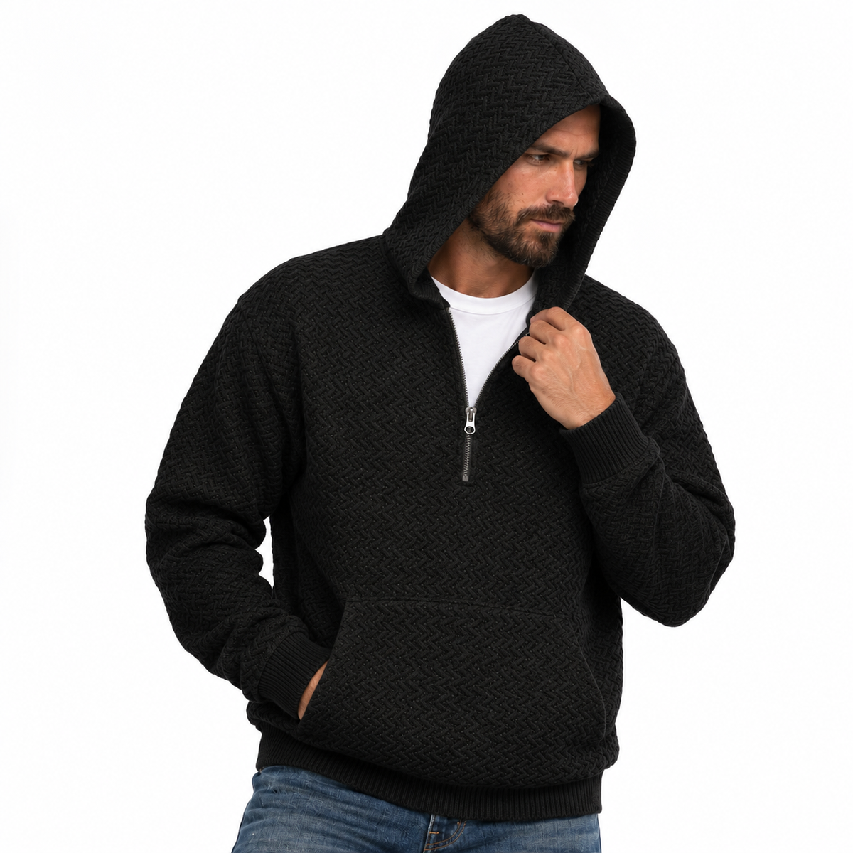 Men's Heavyweight Alpaca Hoodie