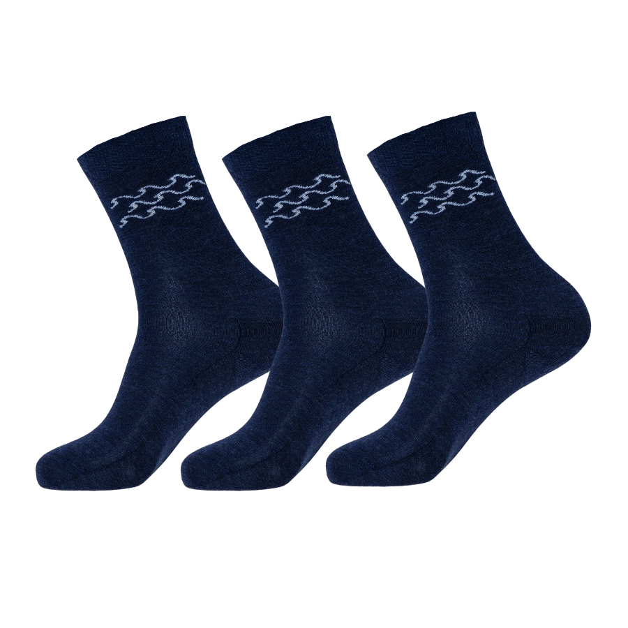 Wave Alpaca Dress Sock