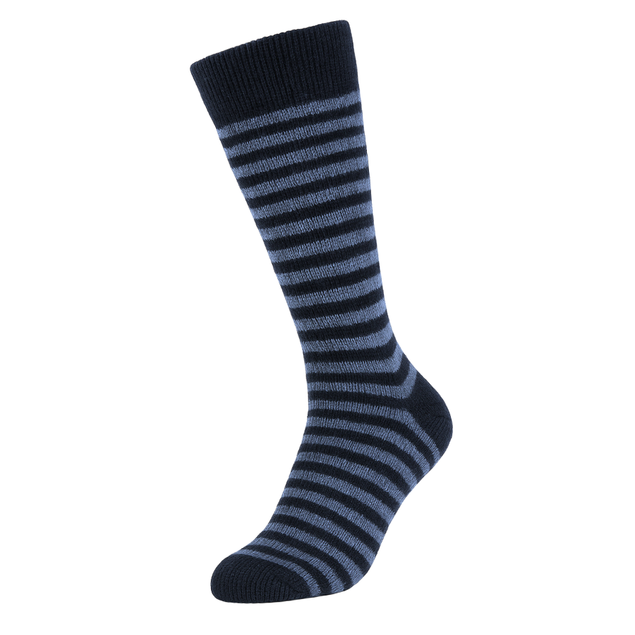 Mid-Calf Alpaca Striped Socks