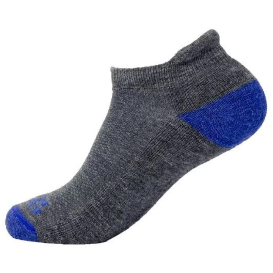 Blue and Orange Cotton Heel & Toe Socks, Men's Country Clothing
