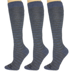 Striped Knee-High Socks
