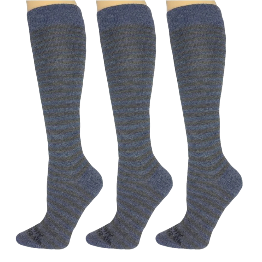 Striped Knee-High Socks