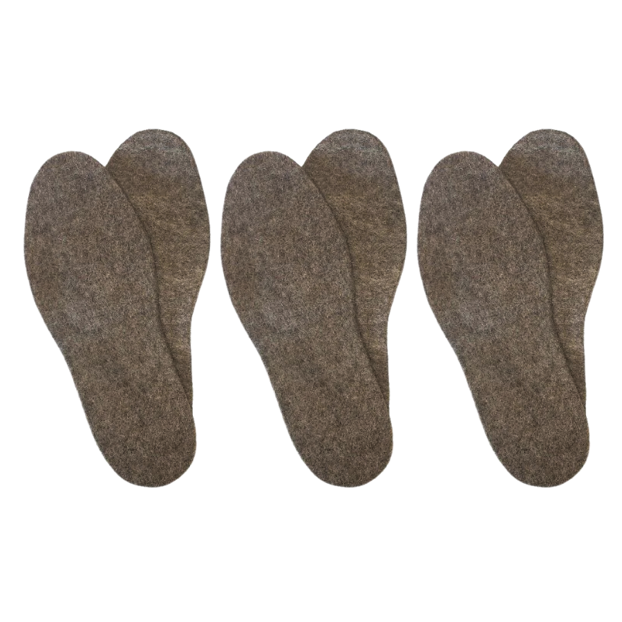 Alpaca Felted Sole Inserts