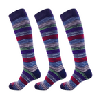 Striped Knee-High Socks