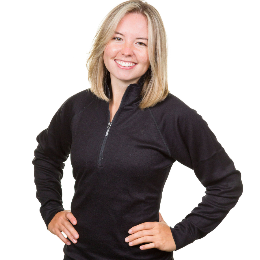 Women&#39;s Alpaca Base Layer Quarter Zip