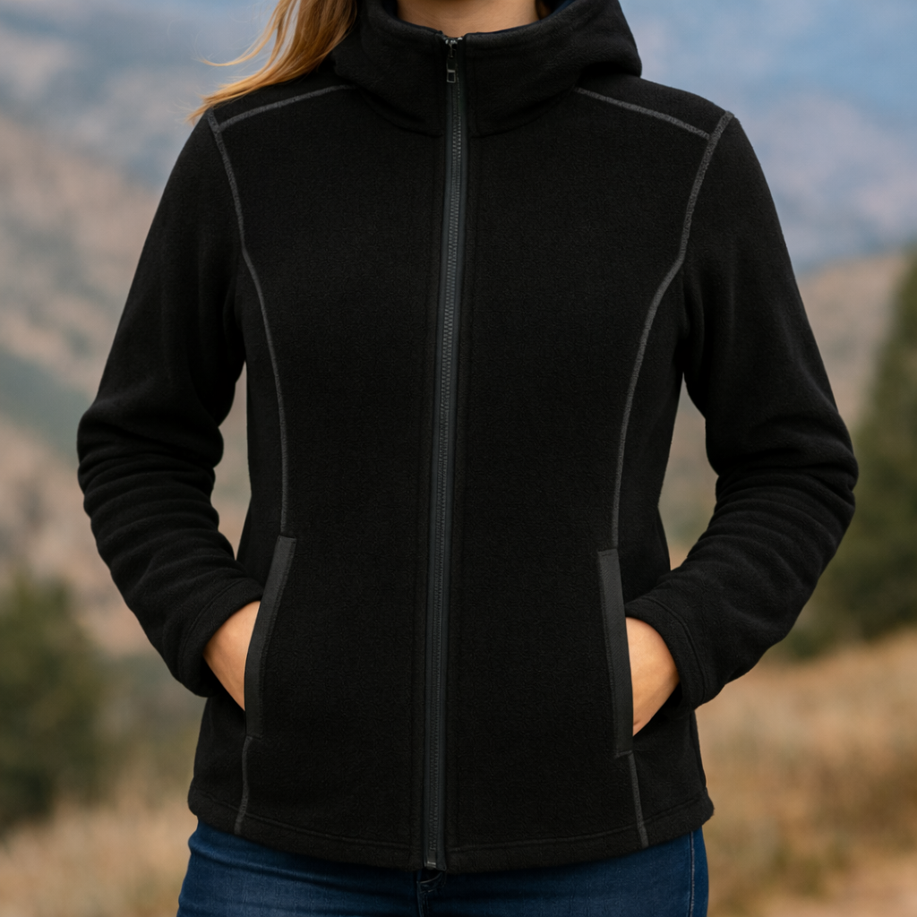 Unisex Alpaca Fleece Zip-Up