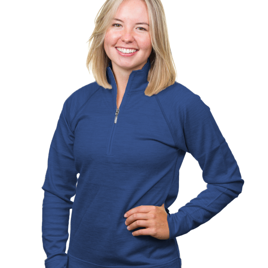 Women's Alpaca Base Layer Quarter Zip - Alpacas of Montana