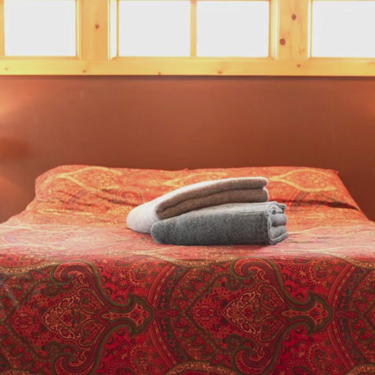 A promotional and informative video about the Alpacas of Montana warm cozy lightweight moisture wicking soft plush king or queen size blanket.