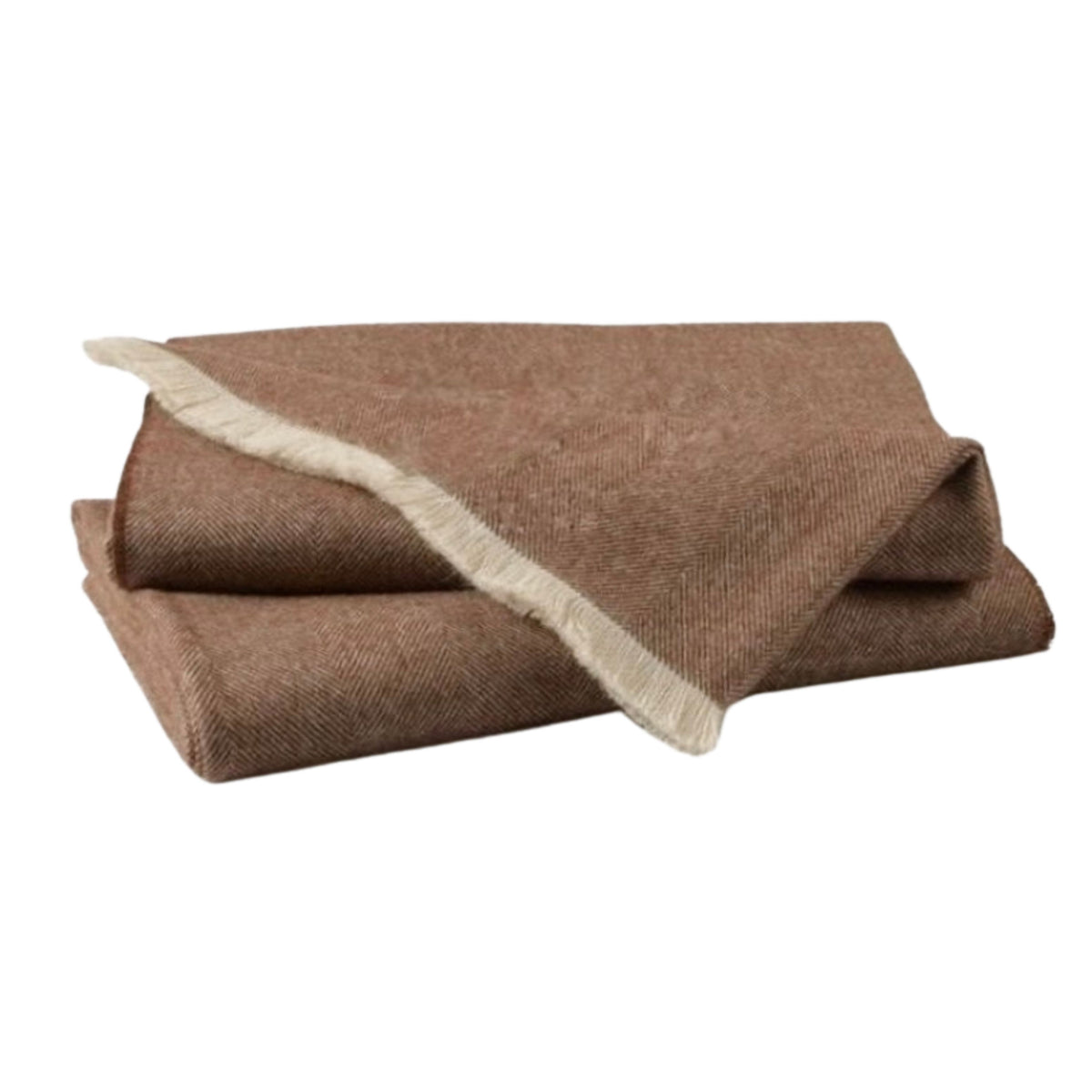cocoa brown herringbone alpaca blanket soft