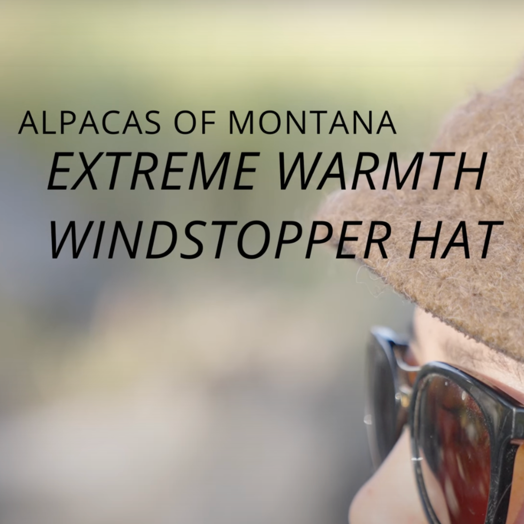 product video of extreme warmth windstopper hat