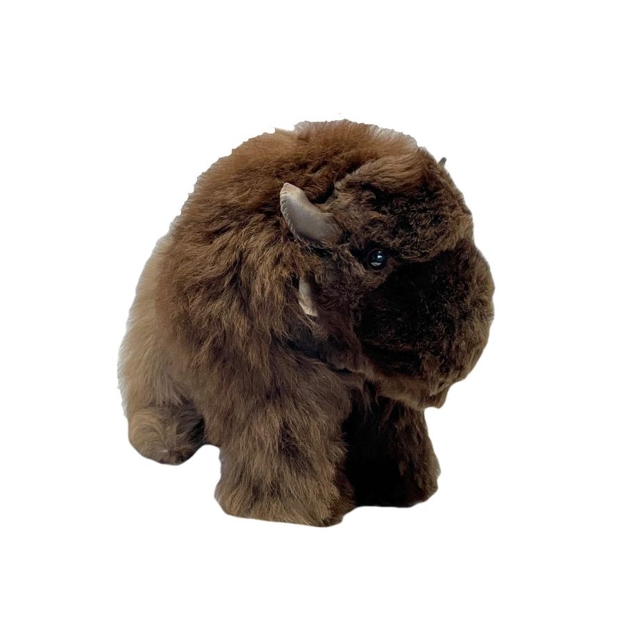 alpaca fleece bison plush toy