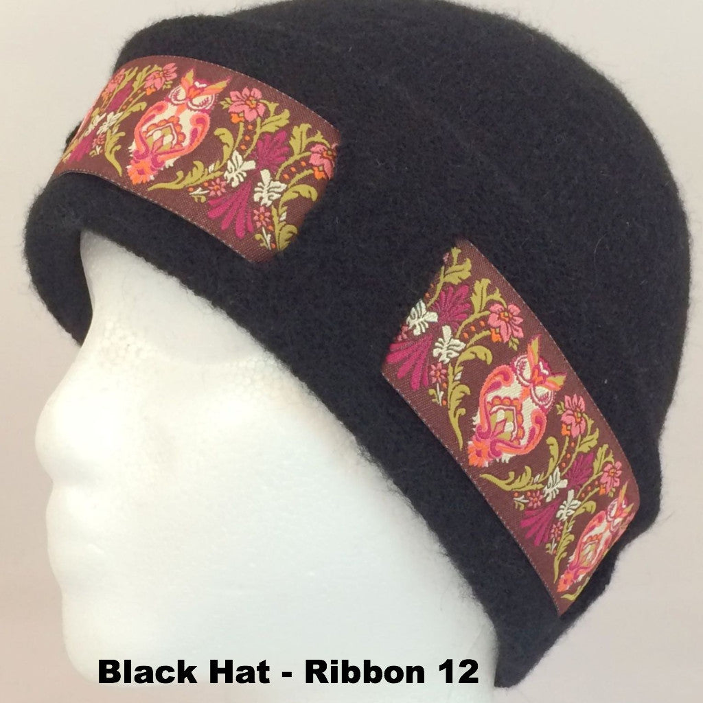 Kids / Youth Lined Hat with Ribbon - Alpacas of Montana