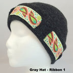 Kids / Youth Lined Hat with Ribbon - Alpacas of Montana