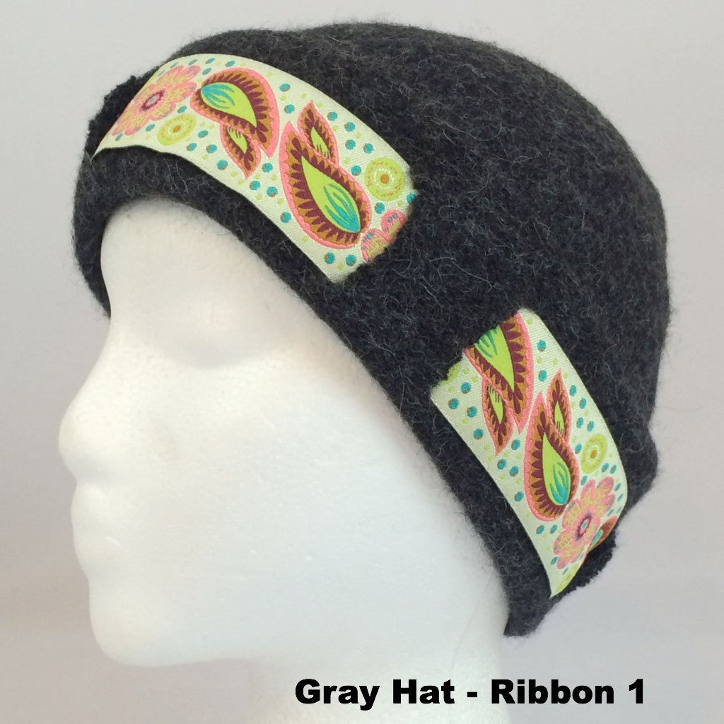Kids / Youth Lined Hat with Ribbon - Alpacas of Montana