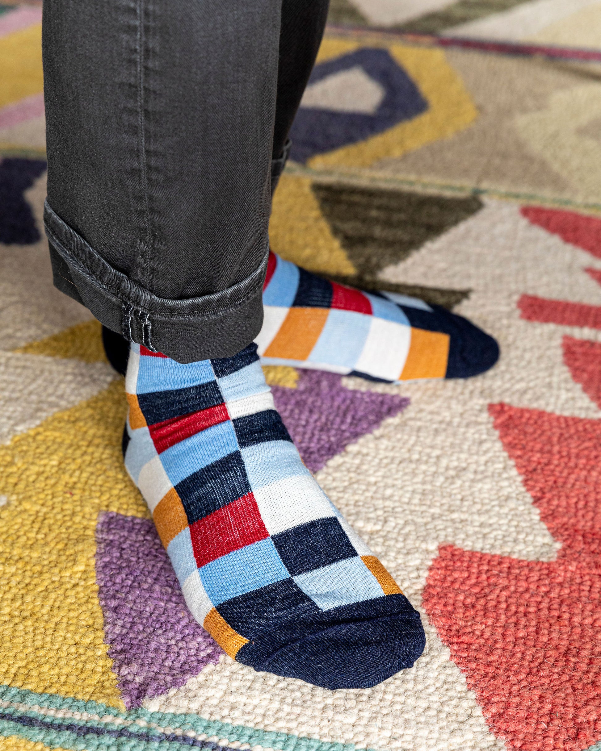 Alpaca wool classic crew and dress socks video