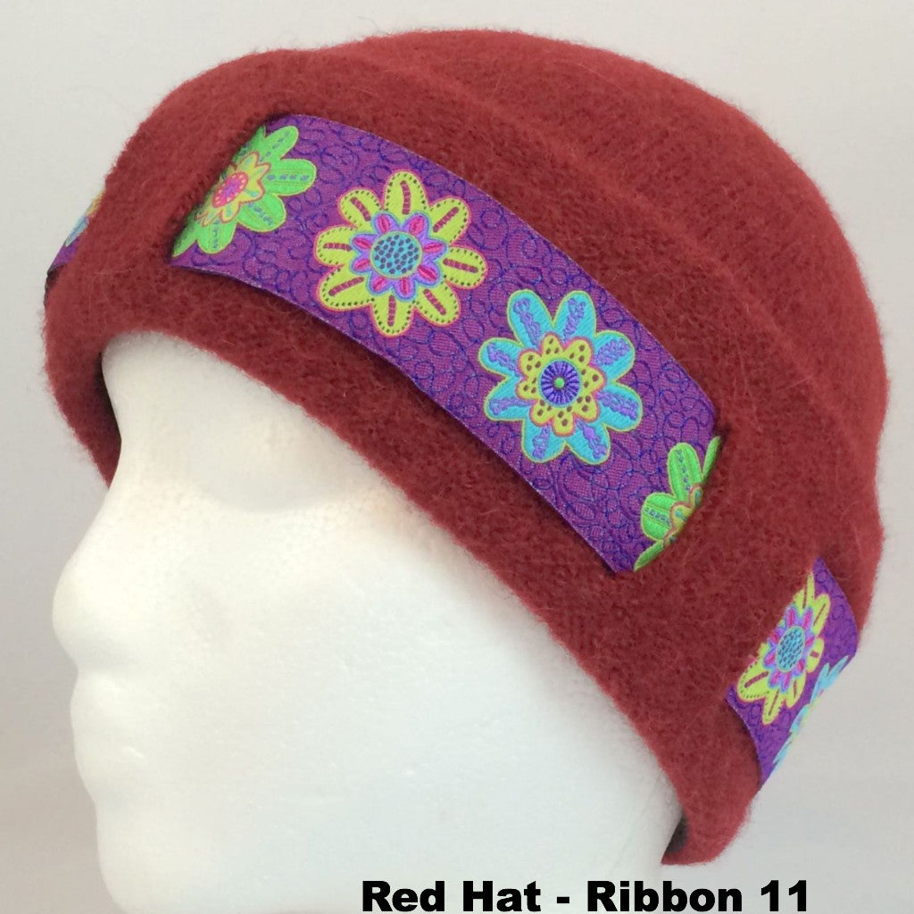 Kids / Youth Lined Hat with Ribbon - Alpacas of Montana