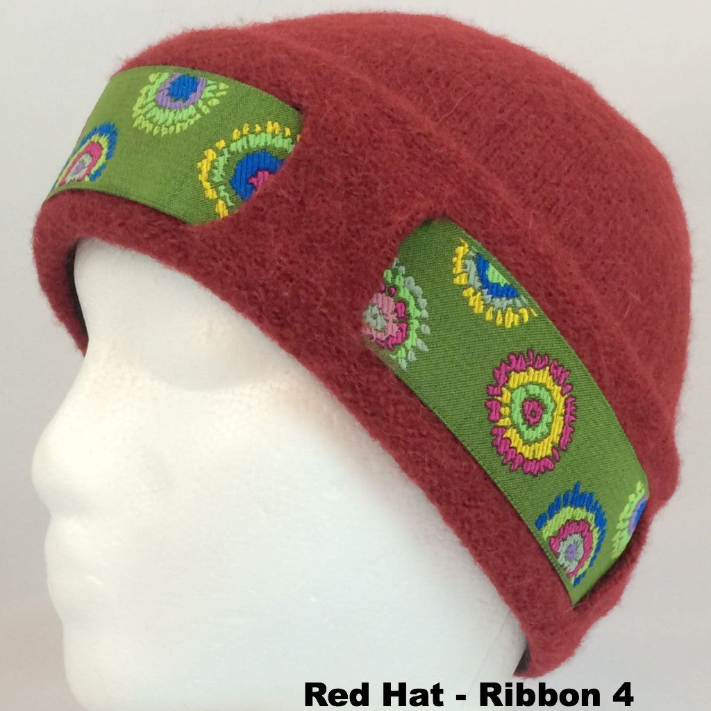Kids / Youth Lined Hat with Ribbon - Alpacas of Montana