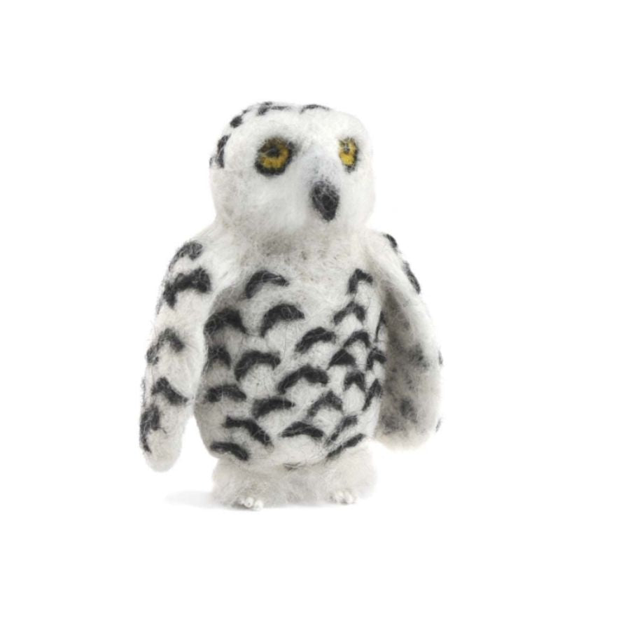 snowy owl figurine and ornament